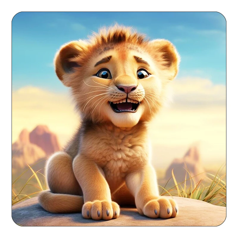 مگنت کاکتی طرح شیر مدل mp22885