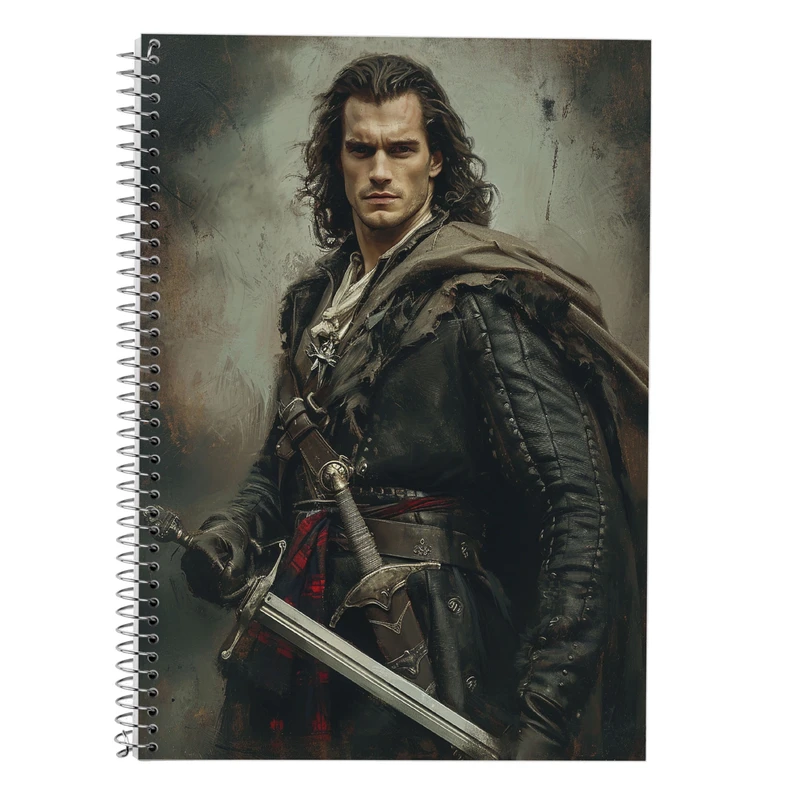 دفتر زبان 50 برگ مدوپد طرح بازی تاج و تخت GOT کد DF14335