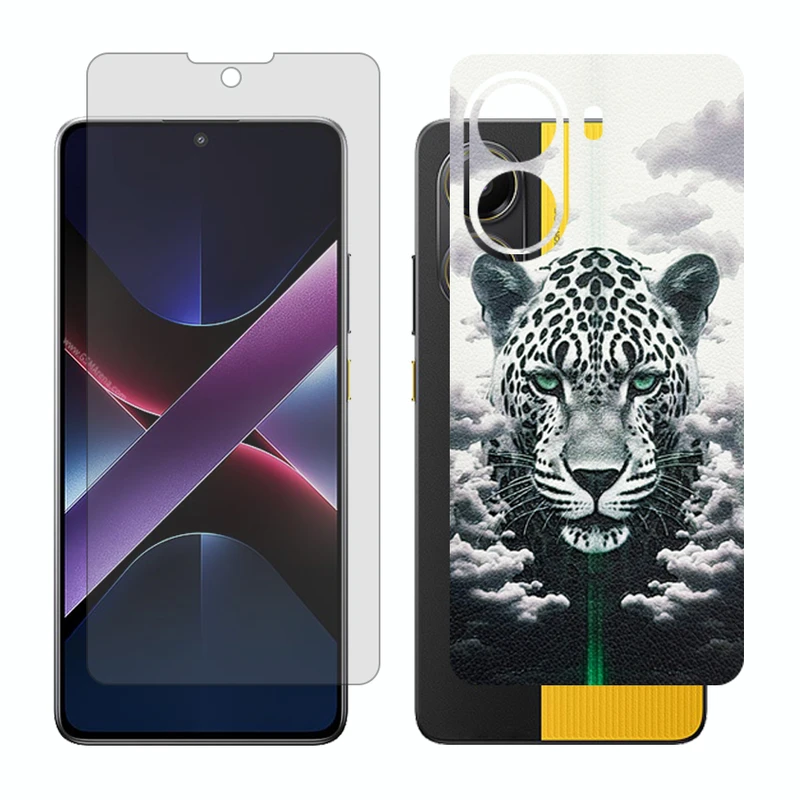 محافظ صفحه نمایش مات گلس مدل Together مناسب برای گوشی موبایل شیائومی Poco X7 Pro به همراه برچسب پوششی پشت گوشی