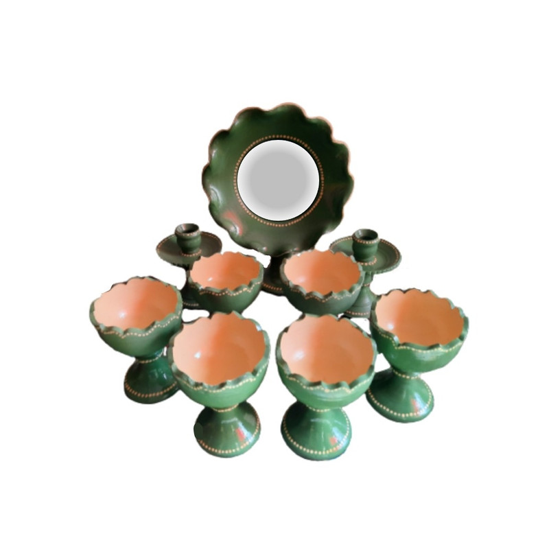 ست 9 تکه هفت سین سفالی کد 786