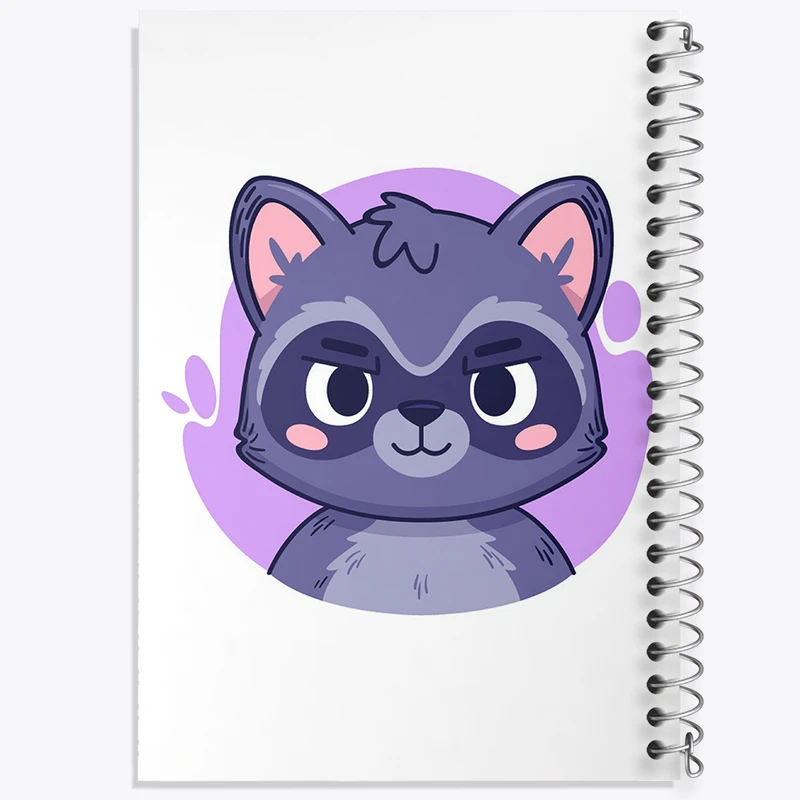 دفتر مشق 50 برگ خندالو طرح حیوانات بامزه کد 37152