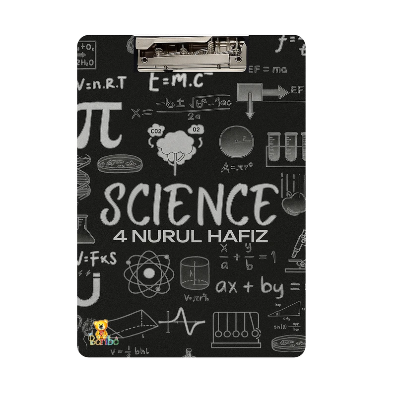 تخته شاسی بانیبو طرح  ریاضی کد 2752  سایز a4