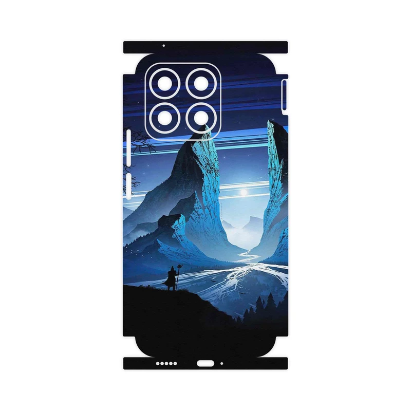 برچسب پوششی ماهوت مدل Blue Mountains Digital Art-FullSkin مناسب برای گوشی موبایل آنر X8b
