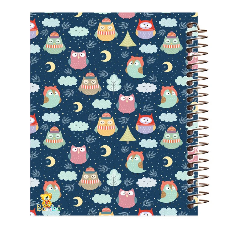 دفتر نقاشی 50 برگ بانیبو مدل جغد  کد 1023