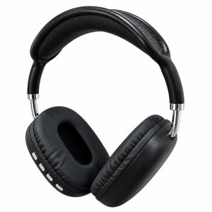 هدفون بلوتوثی رو گوشی دو گوشی با نویز کنسلینگ فعال، شیار کارت حافظه و درگاه شارژ USB-C، مدل p9 pro max 2026