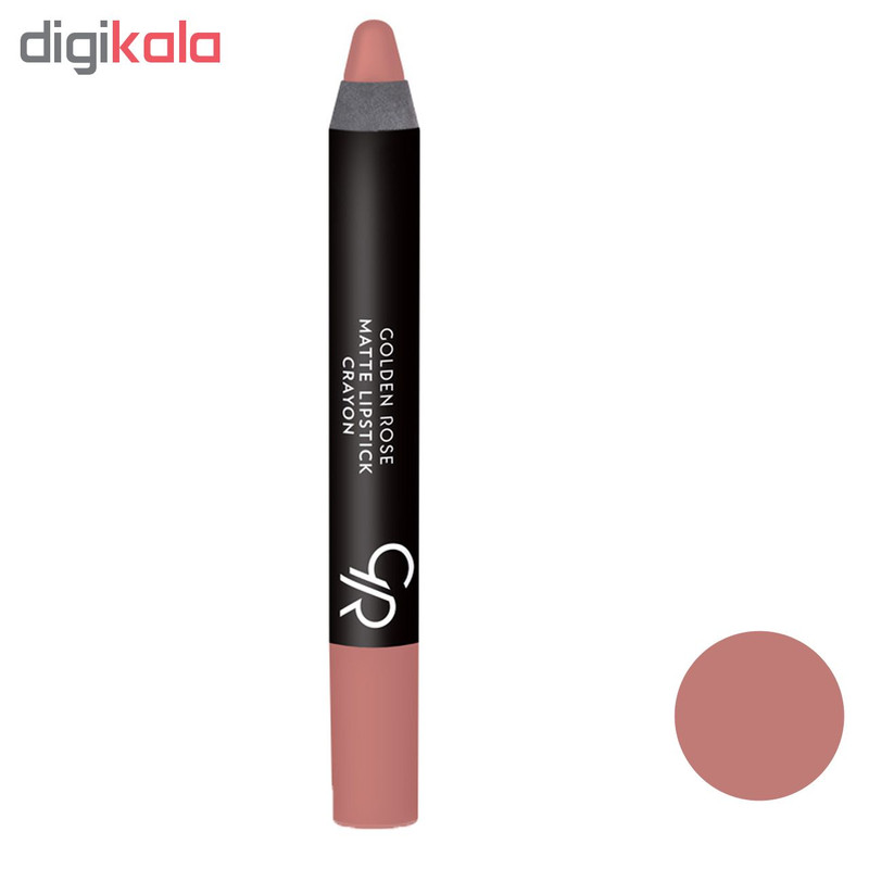رژ لب مدادی گلدن رز شماره 28