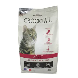 غذای خشک گربه فلاتازور مدل Crocktail Adult Turkey مقدار 10 کیلوگرم