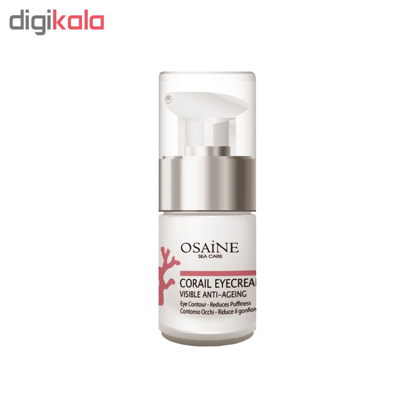 کرم دور چشم ضد چروک، پف و تیرگی اوزاین مدل Corail Eyecream حجم 15 میلی لیتر
