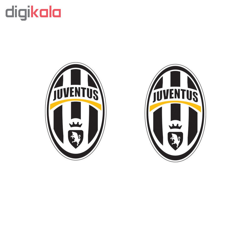 استیکر موبایل طرح یونتوس بسته 2 عددی