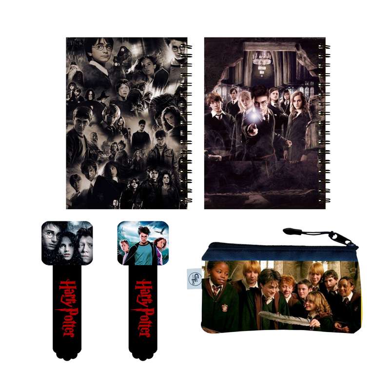 بسته لوازم تحریر مدل هری پاتر مجموعه 5 عددی بسته لوازم تحریر مدل هری پاتر مجموعه 5 عددی