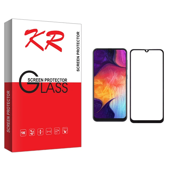 محافظ صفحه نمایش 5D کی آر مدل +HD مناسب برای گوشی موبایل سامسونگ Galaxy A50