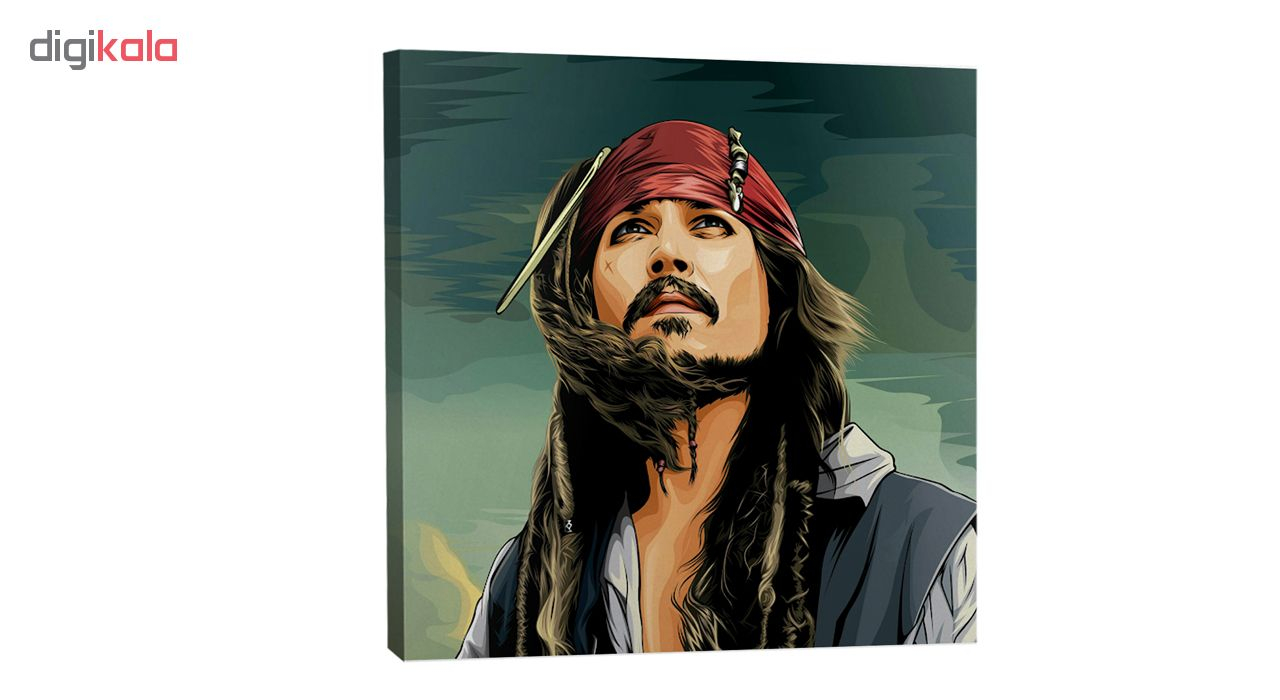 تابلو بوم  فلوریزا  طرح جانی دپ و جک اسپرو در دزدان دریایی کاراییب کد JOHNNY DEPP 001