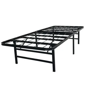 کفی تخت خواب مدل تاشو پایه بلند تکنفره سایز 195×75 سانتی متر