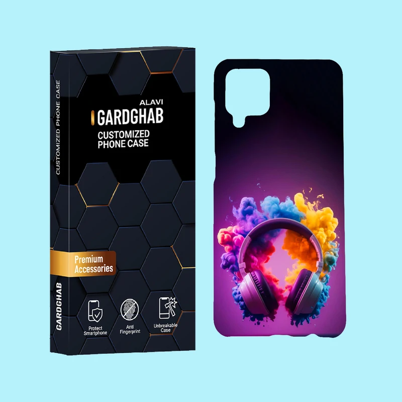 کاور گارد قاب علوی مدل ساز و موزیک مناسب برای گوشی موبایل سامسونگ Galaxy A12