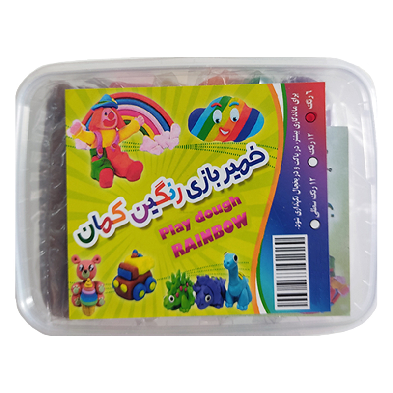 خمیر بازی مدل رنگین کمان کد 362