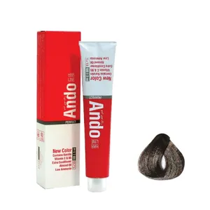 رنگ مو آندو شماره 5.11 حجم 100 میلی لیتر رنگ قهوه ای دودی روشن
