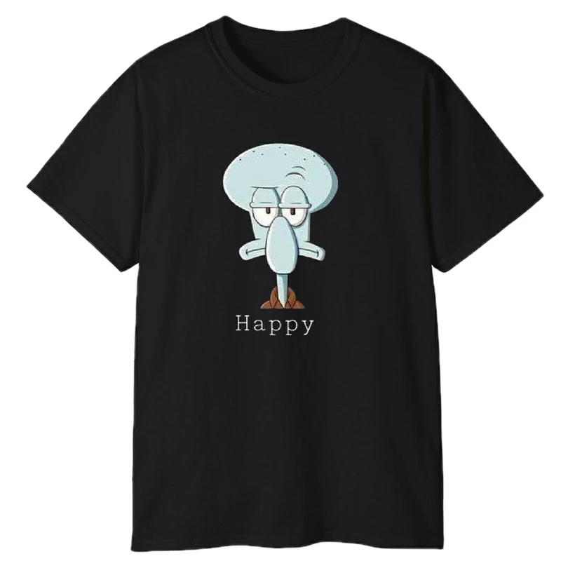 تی‌شرت آستین کوتاه مردانه پاد آفرین مدل اختاپوس شاد