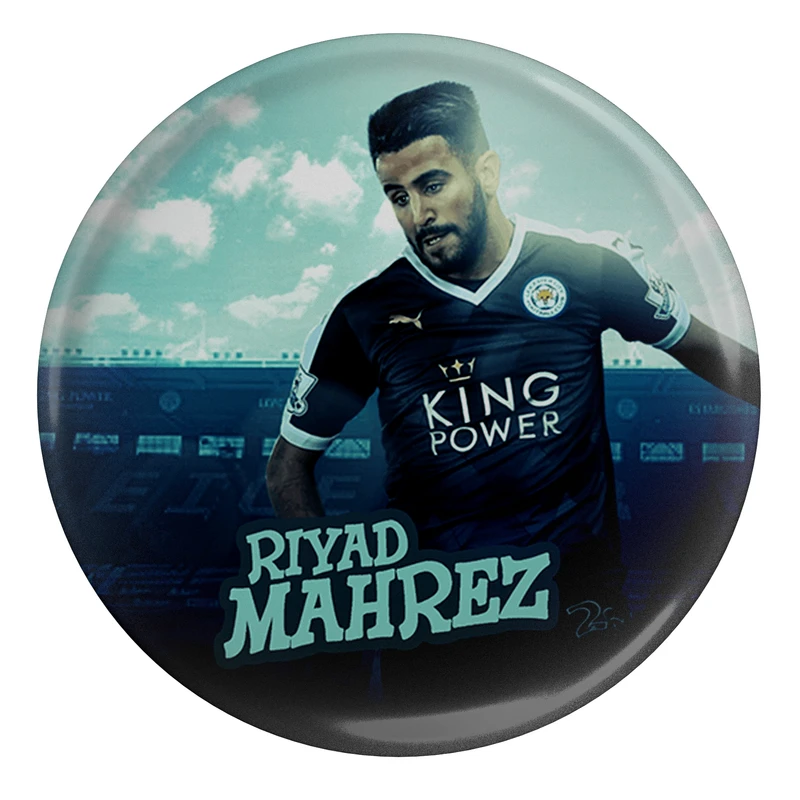 مگنت طرح ریاض محرز با لباس لستر سیتی مدل S4148 