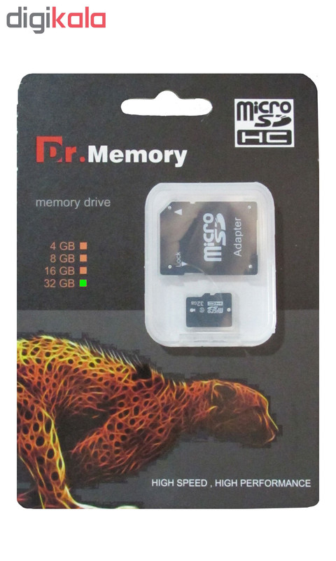 کارت حافظه microSDHC دکتر مموری مدل Ultra کلاس 10 سرعت 90MBps ظرفیت 32 گیگابایت به همراه آداپتور SD