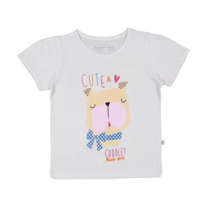 تی شرت آستین کوتاه دخترانه روح مدل 2181112-1