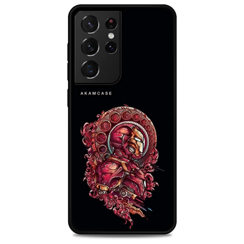 کاور آکام مدل AMC-WSGS21U-IRON MAN8 مناسب برای گوشی موبایل سامسونگ Galaxy S21 Ultra