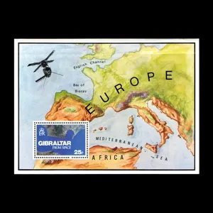 تمبر یادگاری خارجی مدل  مینی شیت 