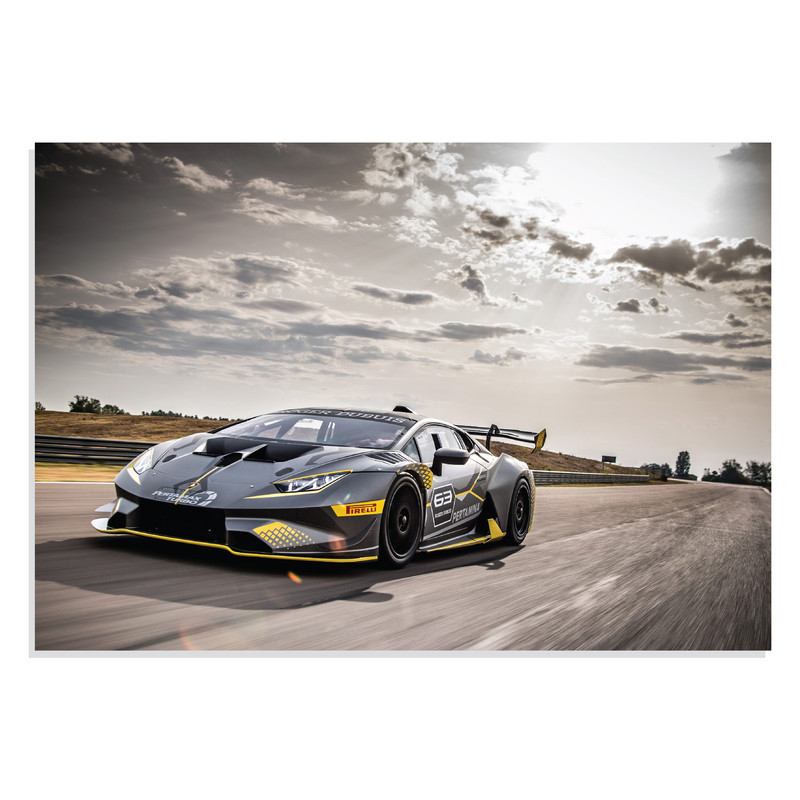 تابلو شاسی طرح ماشین لامبورگینی هوراکان - Lamborghini Huracan STO 2018 مدل NV0669