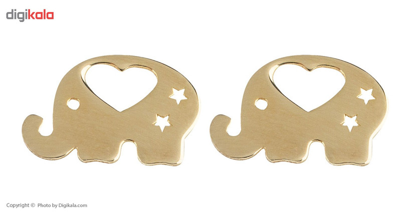 گوشواره طلا 18 عیار زنانه ماهک مدل ME0645 - 2
