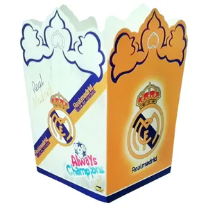 ظرف پاپ کورن مدل رئال مادرید بسته 10 عددی 