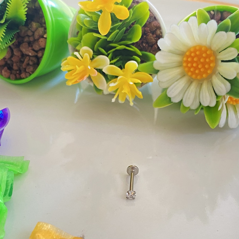 پیرسینگ مدل تک نگین