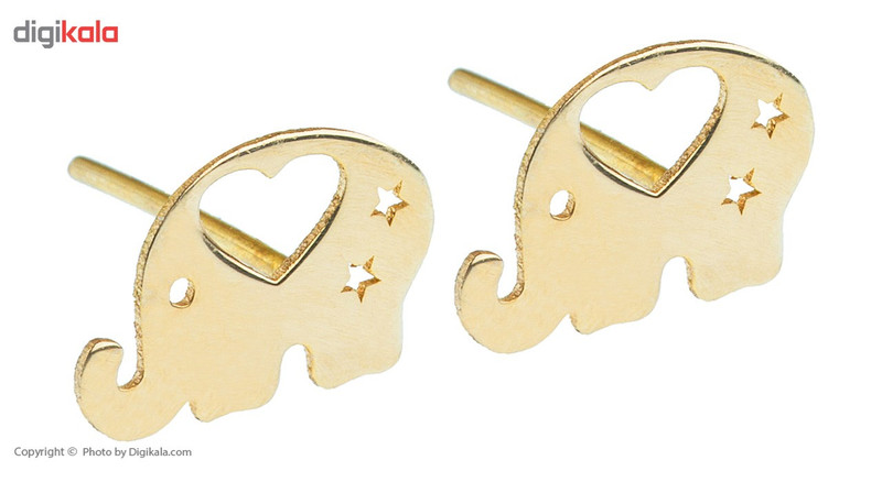گوشواره طلا 18 عیار زنانه ماهک مدل ME0645 - 4