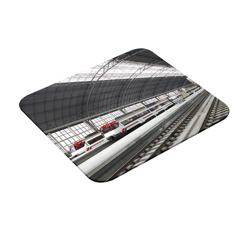 ماوس پد طرح ایستگاه قطار مدل راه آهن کد 01