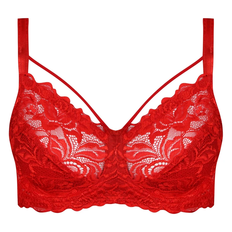 سوتین زنانه ماییلدا مدل هارنس فنردار کد 5045 رنگ قرمز