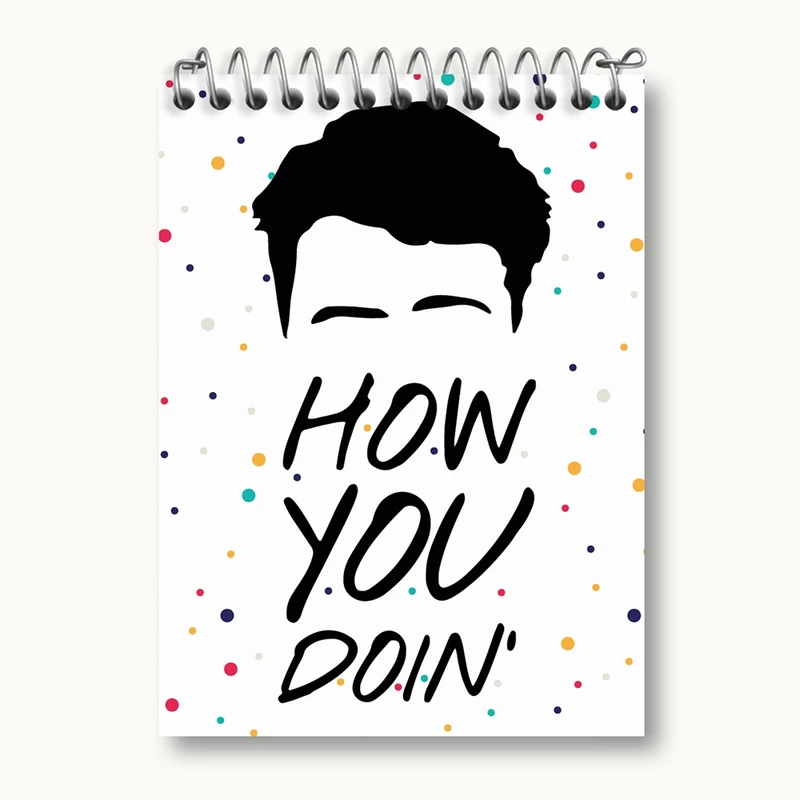 دفتر یادداشت 50 برگ خندالو مدل سریال فرندز Friends کد 3146