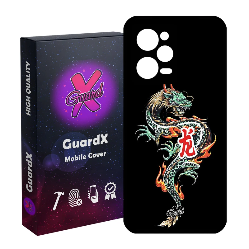 کاور گارد ایکس طرح Dragon مدل Glass10296 مناسب برای گوشی موبایل شیائومی Redmi Note 12 Pro 5G/Poco X5 Pro 5G/Note 12 Pro Pro speed