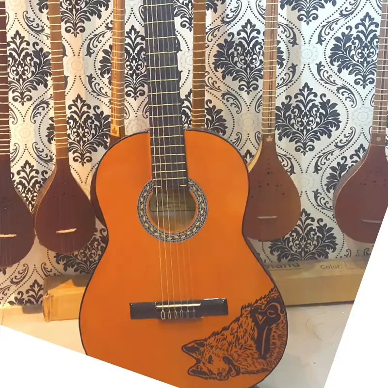 گیتار کلاسیک مدل wolf night کد  65