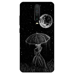 Megafone Girl and Moon 1369 Cover For Xiaomi Redmi K30