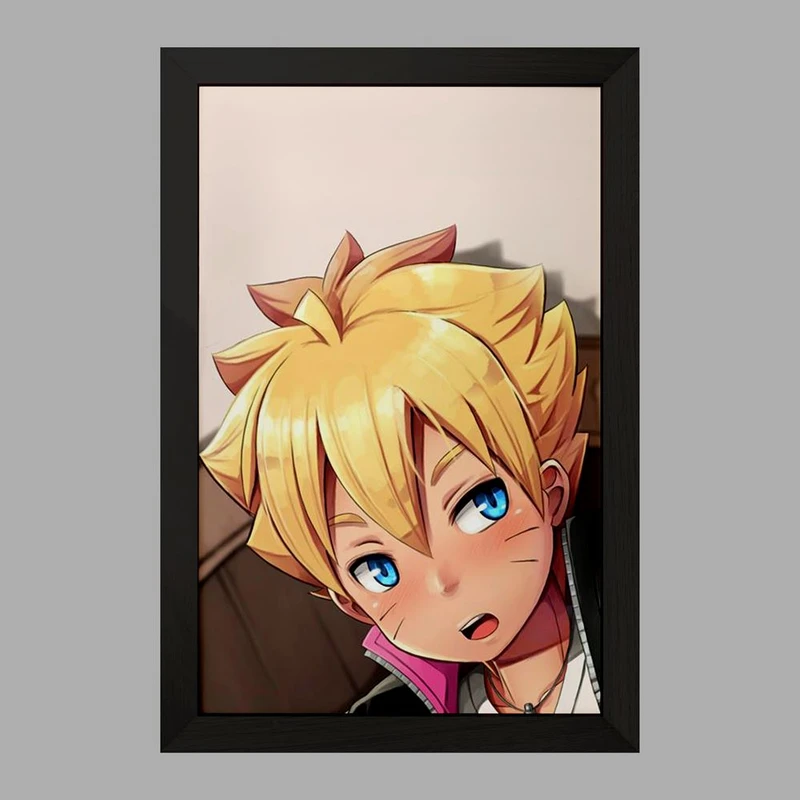 تابلو خندالو مدل بوروتو اوزوماکی انیمه بوروتو Boruto  کد 15719