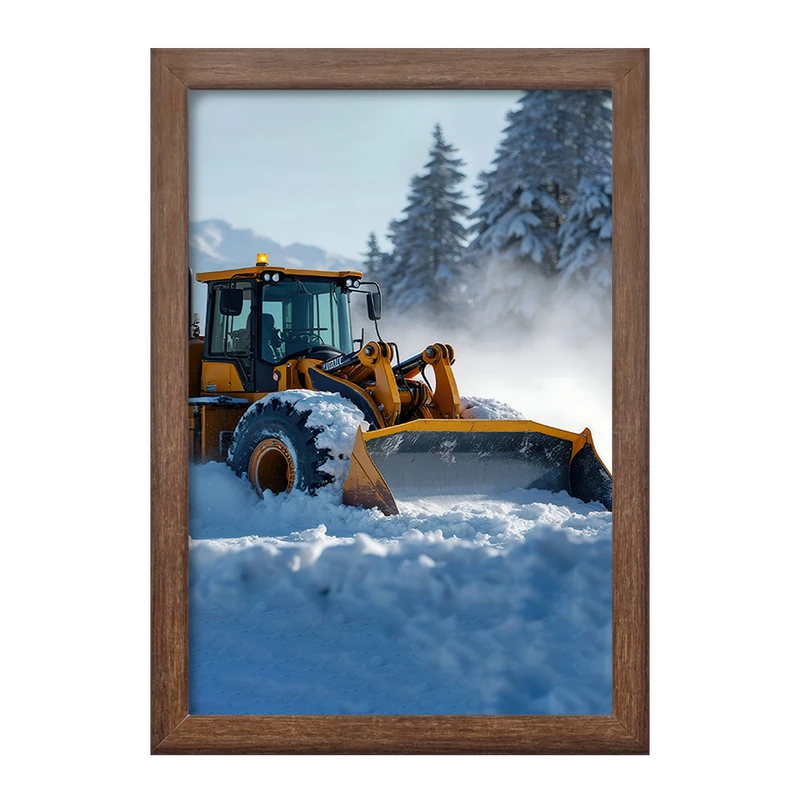 تابلو خندالو طرح بولدوزر (Bulldozer) کد F5230