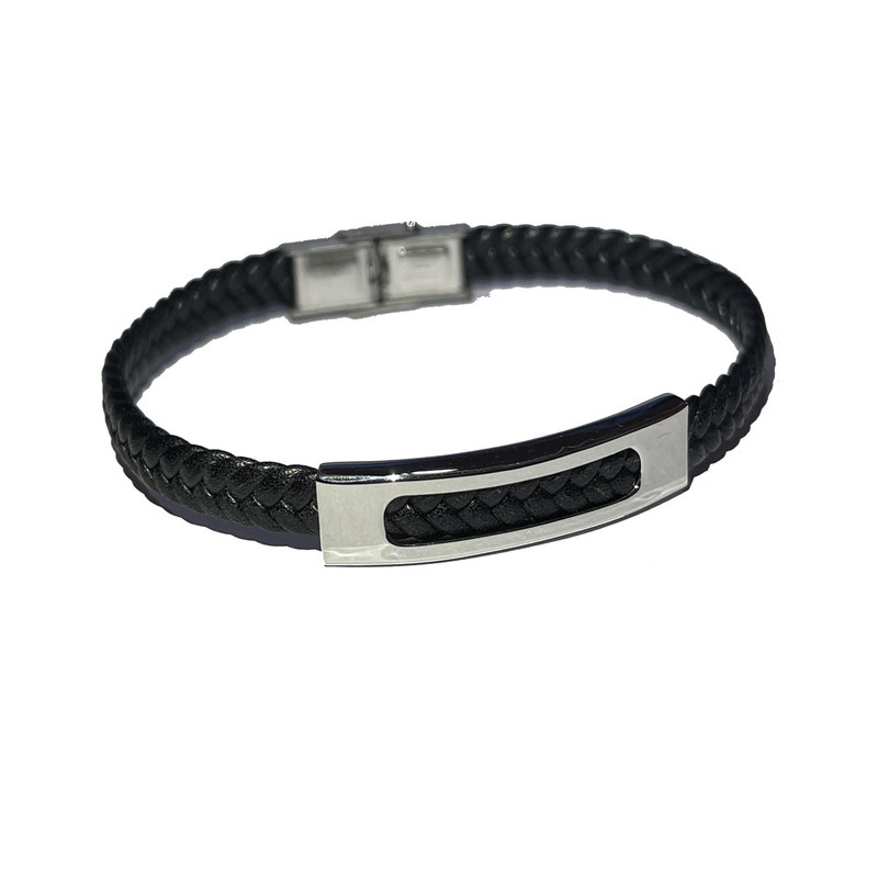 دستبند مردانه مدل چرمی اسپرت