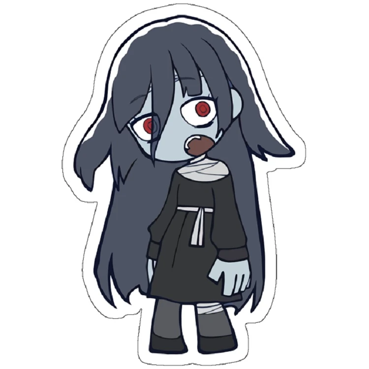 استیکر لپ تاپ مدل Tae Zombie Chibi