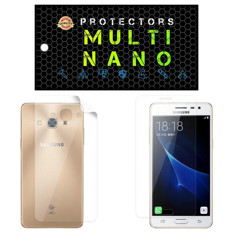  محافظ صفحه نمایش مولتی نانو مدل X-SFT مناسب برای گوشی موبایل سامسونگ Galaxy J3 Pro به همراه محافظ پشت