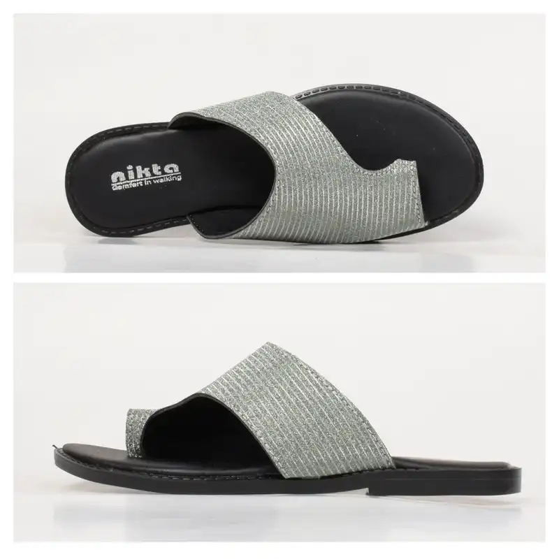 دمپایی لاانگشتی زنانه نیکتا مدل GRN.2581