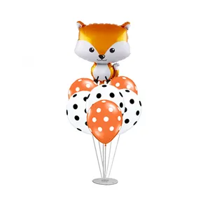 بادکنک مدل روباه مجموعه 8 عددی به همراه استند بادکنک 