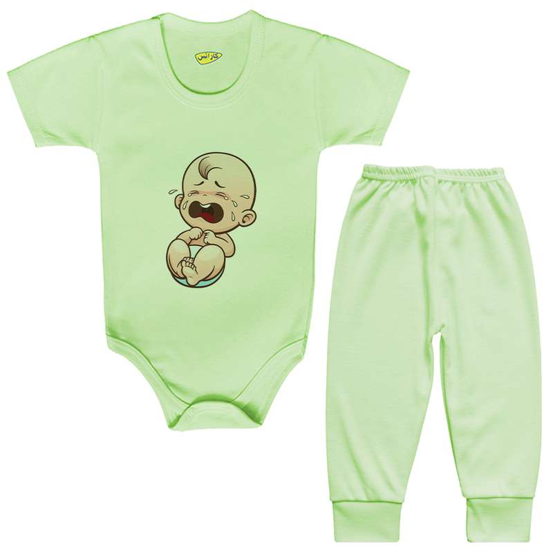 ست بادی و شلوار نوزادی کارانس مدل BSTG-3015