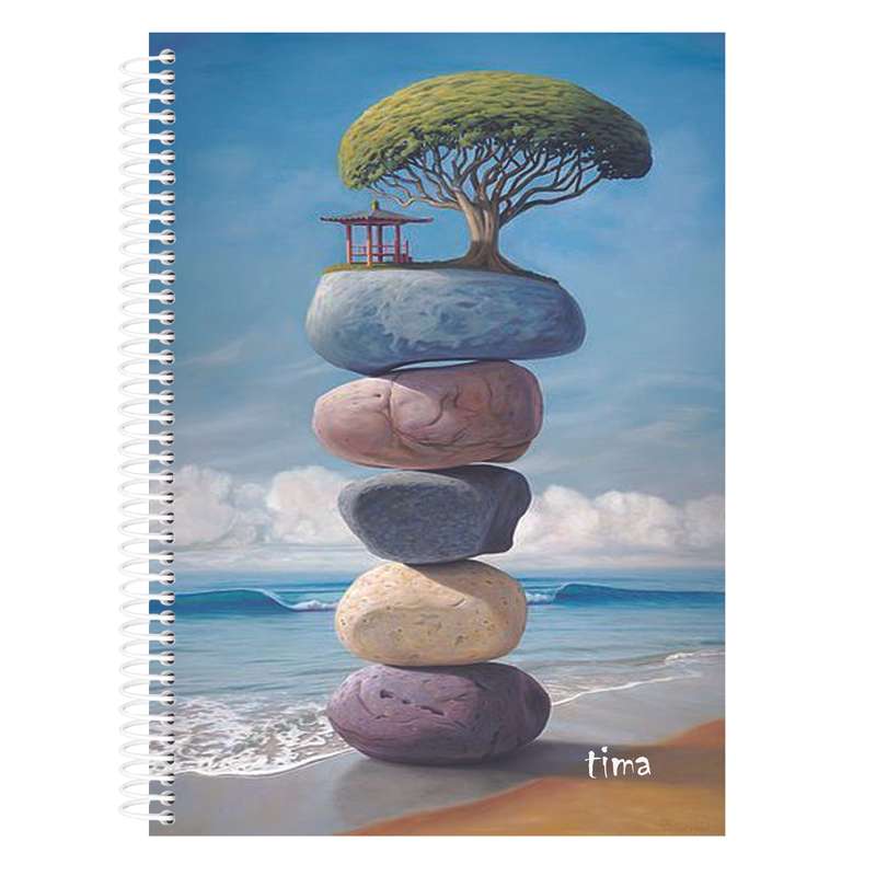 دفتر زبان 50 برگ تیما مدل WH