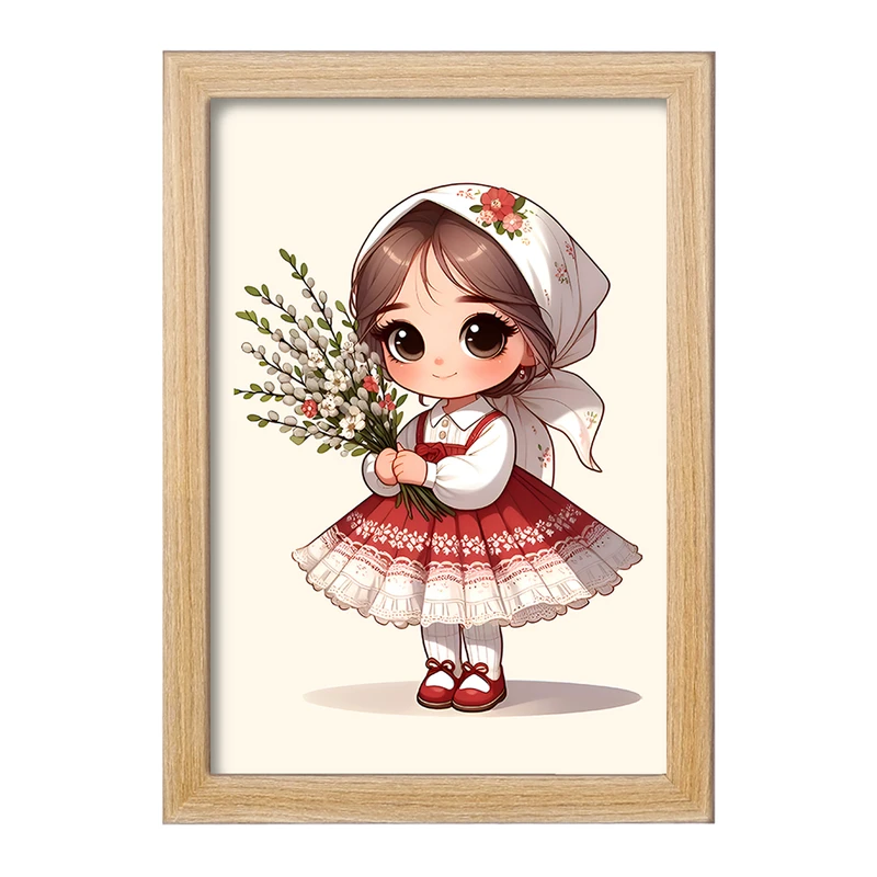 تابلو خندالو مدل دخترانه بانمک کد F7616