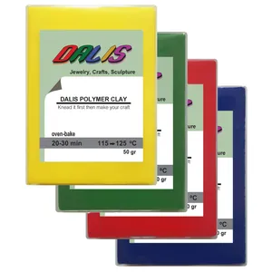 خمیر مجسمه سازی پلیمری دالیس کد D1005 بسته 4 عددی
