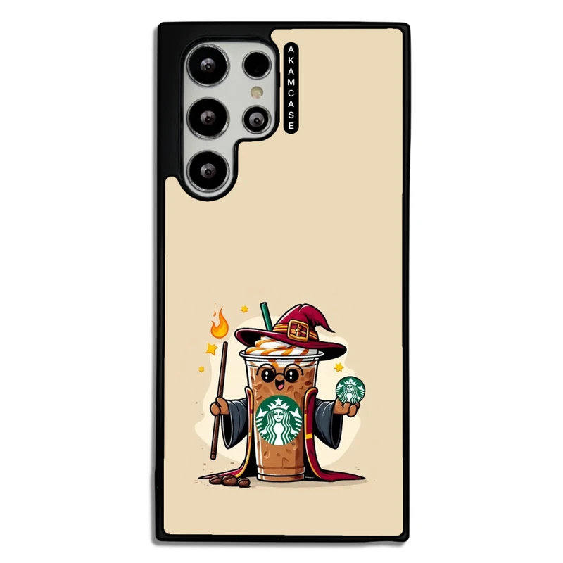 کاور آکام مدل AMC-WSGS22U-STARBUCKS-33 مناسب برای گوشی موبایل سامسونگ Galaxy S22 Ultra