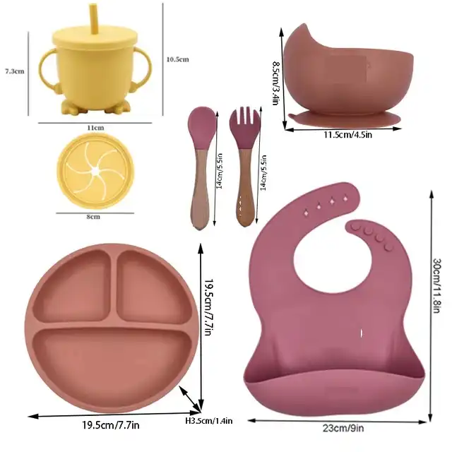 ظرف غذای کودک مدل یامی مجموعه 10 عددی